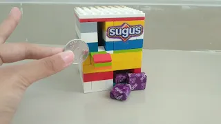 Working LEGO Sugus Candy Machine V10 *no technic pieces* hold 3 rounds + FULL TUTORIAL!