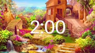 2 MINUTE TIMER | Countdown Timer with Beautiful Piano Music and Nature Sounds | Productivity