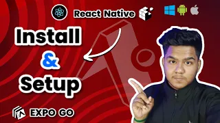 How To Install React Native with Expo & Setup Your First Project ✅ |Expo go | Android & IOS Emulator