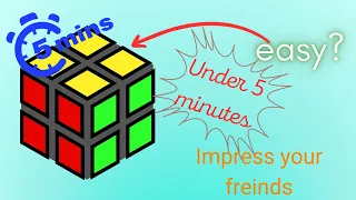 Learn how to solve a 2x2 Rubik’s Cube in under 5 minutes!