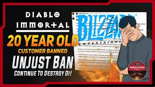 20 Year Old Customer Banned - Unjust Ban Continue To Destroy Diablo Immortal