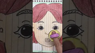 종이 화장품으로 꾸며주기~ paper cosmetics #makeup #papercraft #종이놀이 #asmr #drawing #paperdiy #paperplay