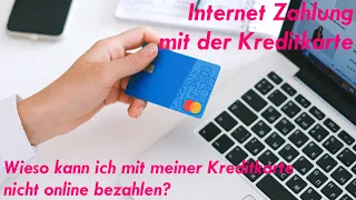 Internetzahlung mit der Kreditkarte 💳 Online bezahlen mit der 2-Faktor Authentifizierung