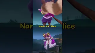 Nana - MLBB VS. Alice - AOV #shorts #mobilelegends #arenaofvalor