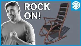 Live 3D Modeling a ROCKING CHAIR!