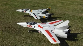 RC The dream of 'I want to fly the VF-1 Valkyrie' came true, Amazing maiden flight