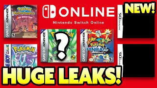 POKEMON LEAKS for NINTENDO SWITCH ONLINE! Huge Emulator Discovery and more News!