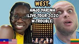 REACTION TO WEST. - Anjo Yarina (アンジョーヤリーナ) (LIVE TOUR 2020 W Trouble) | FIRST TIME HEARING