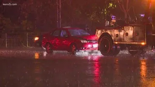 Storms move through San Antonio, bringing down traffic lights and triggering accidents