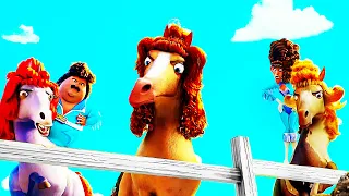 Horses Bully Thelma Scene | THELMA THE UNICORN (2024) Movie CLIP HD