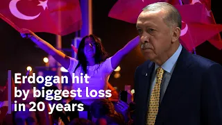 Turkey elections: Erdogan and party suffer shock defeats