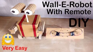 How to make Wall-E-Robot at home ll DIY Robot ll how to make wall. E. Robot with cardboard very easy