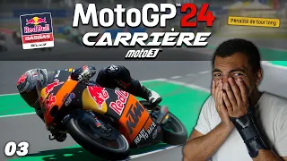 MotoGP 24 Carrière - UNE COURSE RUINÉE PAR UN LONG LAP ? #03