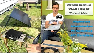 Wann, wenn nicht JETZT? Mini PV Anlage mit dem neuen Hoymiles WLAN Wechselrichter 800W-2T