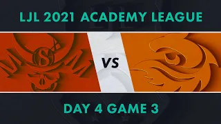 SG.A vs V3.A｜LJL 2021 Academy League Day 4 Game 3