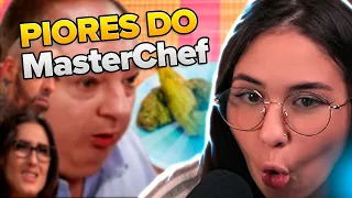 "Horrível, horroroso, me faz mal" react Os Piores Pratos e Humilhações da História do MasterChef BR!