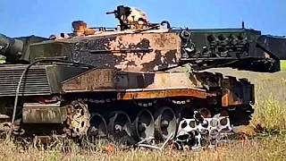 Ukrainische Leopard-Panzer treffen deutsche Rheinmetall