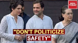 "Don't Politicize Safety" Congress Slams Govt Over SPG Cover Removal For Gandhi Family