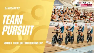Team Pursuit Highlights - Adelaide (AUS) | 2024 Tissot UCI Track Nations Cup
