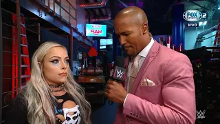 Liv Morgan habla sobre la lesión de Raquel Rodríguez en Backstage - WWE Raw 24/07/2023 (En Español)