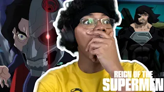 LOOK AT THE SUIT!!! | THE REIGN OF SUPERMEN MOVIE REACTION