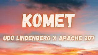 Udo Lindenberg x Apache 207 - Komet (lyrics)