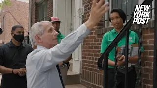 Fauci, DC Mayor Muriel Bowser rejected trying to sell vax door-to-door in awkward video | NY Post