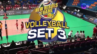 NCAA Women's Volleyball San Beda vs. Mapua (Third Set) | NCAA Season 99