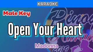 Open Your Heart by Madonna (Karaoke : Male Key)