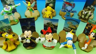 2005 WALT DISNEY'S PARKS and RESORTS set of 10 McDONALD'S HAPPY MEAL COLLECTIBLES VIDEO REVIEW