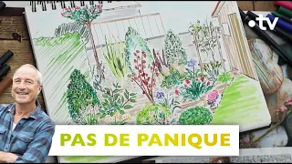 Pas de Panique : cacher un vilain mur au fond du jardin - Silence, ça pousse !