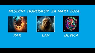 Jasminka Holclajtner-Royal Astro Studio- RAK  LAV  DEVICA- Mesečni horoskop za mart 2024.