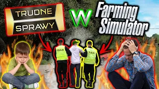 TRUDNE SPRAWY W Farming Simulator! 〰️ [WYPADEK! 😱 Poszukiwanie SPRAWCY Przez POLICJĘ] ✔️ (#1)