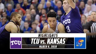 TCU vs. No. 1 Kansas Basketball Highlights (2019-20) | Stadium