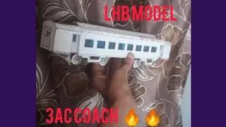 How to make LHB coach model with cardboard  Rajdhani model || using sunboard sheets. #youtube