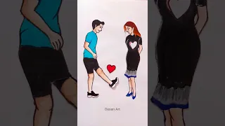 Beware from Fake Love !!! 😢💔 #shorts #art #viral