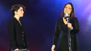 Gloria and Emily Estefan - Smile Live at Miami AARP May 16, 2015