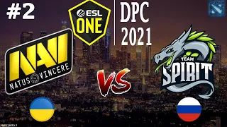 КРИП666 СПЕШИТ НА ПОМОЩЬ! | Na`Vi vs Spirit #2 (BO3) ESL One DPC 2021