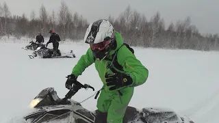 Покатушки на снегоходах.  Гостевой дом Урга.  Сказка 2019