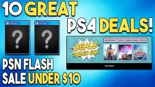 10 GREAT PS4 Deals UNDER $10 - PSN FLASH SALE