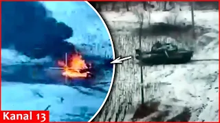 25 Russian tanks destroyed in past two days - Footage of destruction of another tank