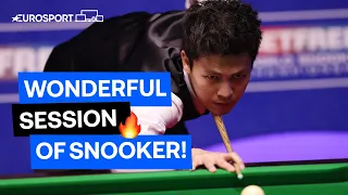 Thepchaiya Un-Nooh leads Higgins in World Championship thriller | Eurosport Snooker