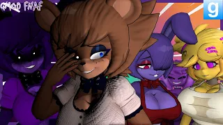 GMOD FNAF|Fredina And Girls Worst Day!