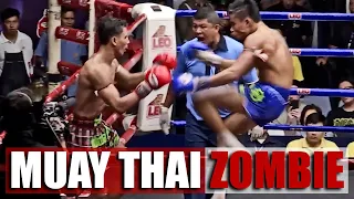 Fighting A Muay Thai Zombie: SuperBlack vs. Petchmanee | Rajadamnern Stadium