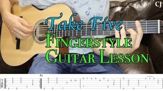 Take Five (With Tab) | Watch and Learn Fingerstyle Jazz Guitar Lesson