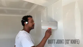 Drywall Taping ( Skim Coat - Flats and Butt Joint)
