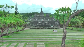 Brahma Vihara Arama Buddhist monastery or "Little Borobodur" in Banjar, Bali, Indonesia
