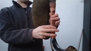 Double russian bagpipes. Volynka