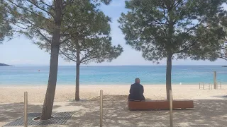 Peaceful Himarë, Albania in May