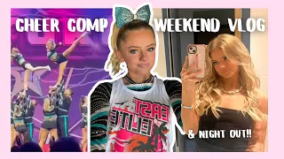 What we REALLY do at Cheer comps... Cheerleading Competition and Weekend VLOG || Ellie Louise